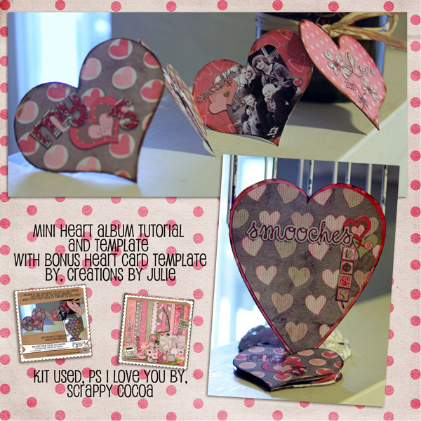 Heart mini Album and Heart Card