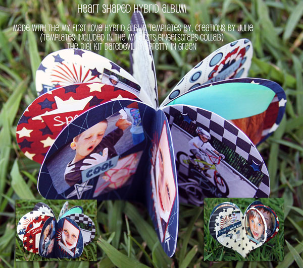 Heart shaped Hybrid Album