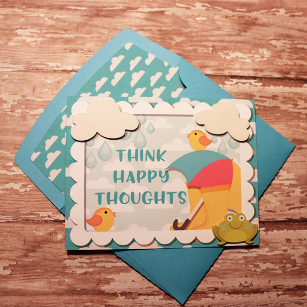 Hello April card