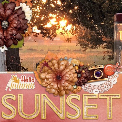 Hello Autumn Sunset