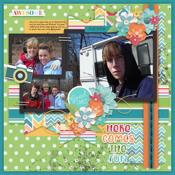 Hello Fun Kit + Template-Miss Fish