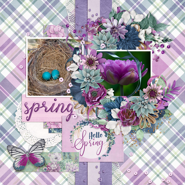 Hello Spring - Scraplift Challenge April 2023