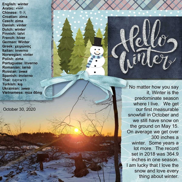 Hello Winter