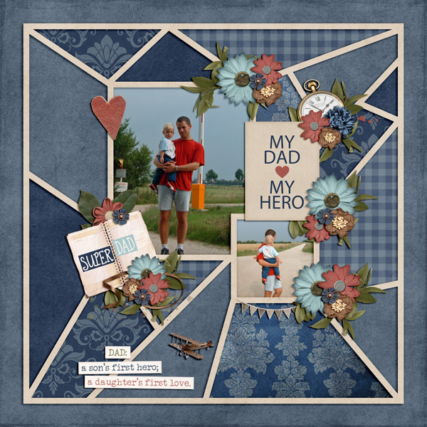her dad - her hero