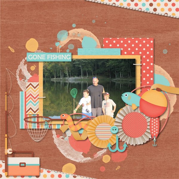Here Fishy by Blue Heart Scraps