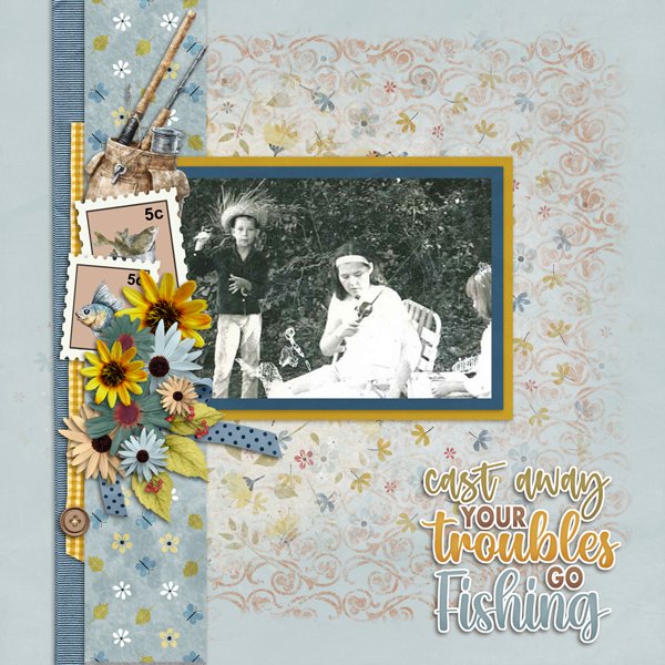 Here Fishy Fishy-ScrapbookCrazy with Stacked Flowers 1 Temp #4-Miss Fish.jpg