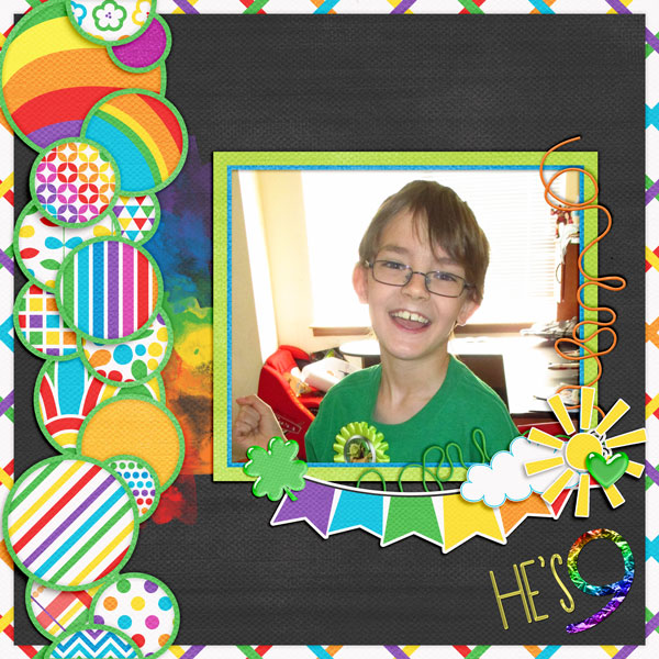 He's 9