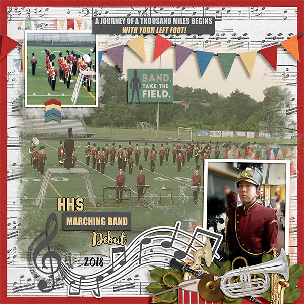 HHS Marching Band Debut