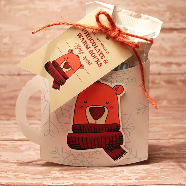 Hibernate Hot Cocoa mug pouch