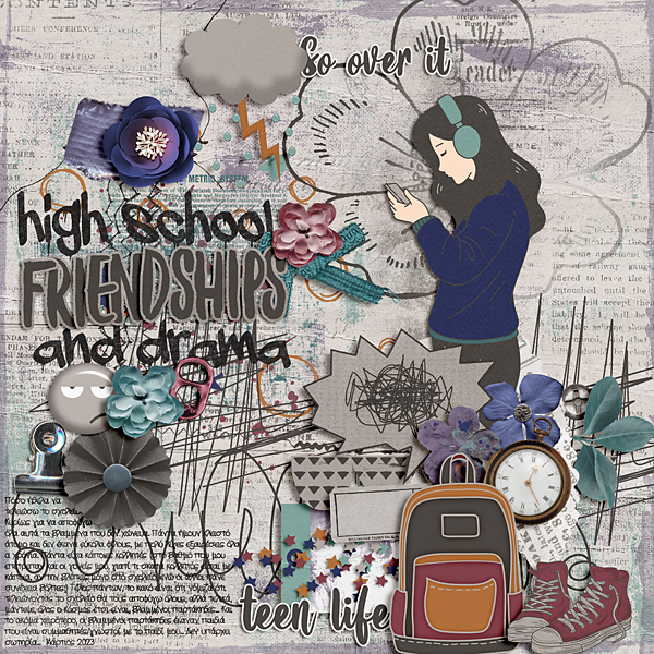 High school friendships and drama