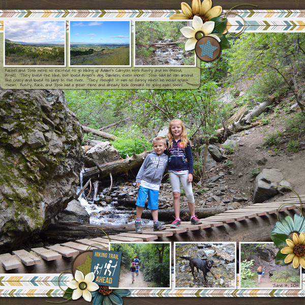 Hiking with Damien