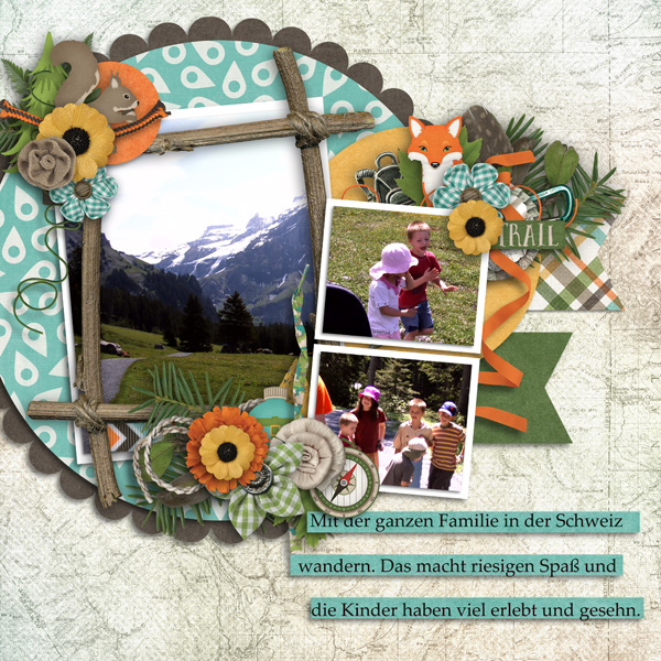 Hiking with family