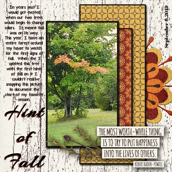 Hint of Fall