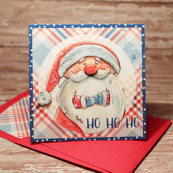 Ho Ho Ho Christmas Card