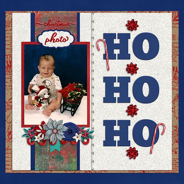 Ho Ho Ho Christmas Photo