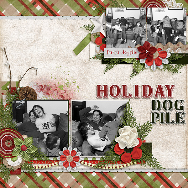 Holiday Dogpile Left Side
