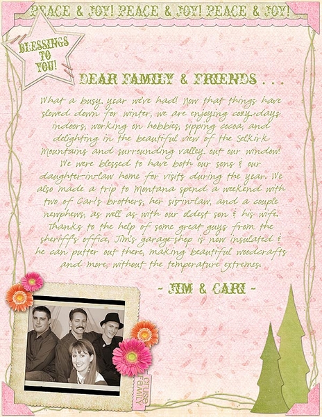 Holiday Letter 2011