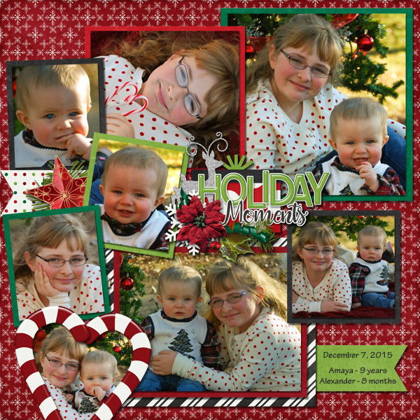 Holiday Moments (left page)