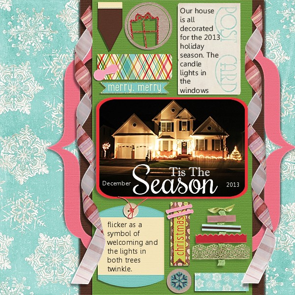 Holiday Season 2013 mistletoe kit cardstock chere kaye designs