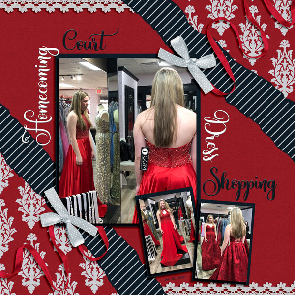 Homecoming court dress shopping 12.31.20