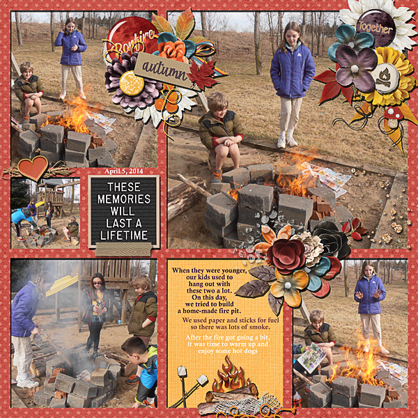 Homemade Fire Pit in 2014