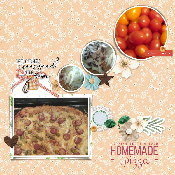 Homemade pizza