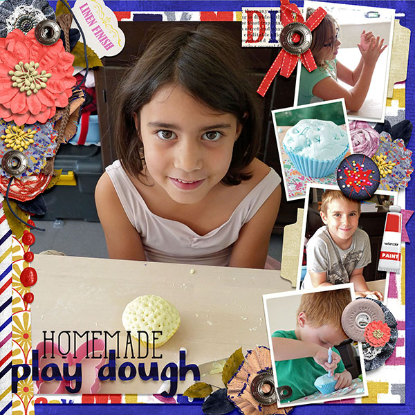 Homemade playdough