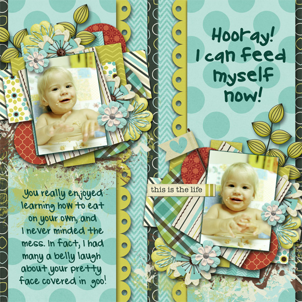 Hooray, I can feed myself now!