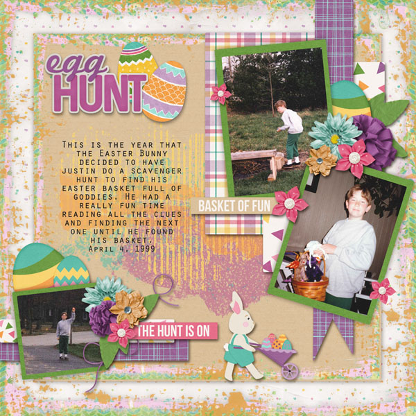 Hoppy Easter- Aimeeh + Blue Heart Scraps