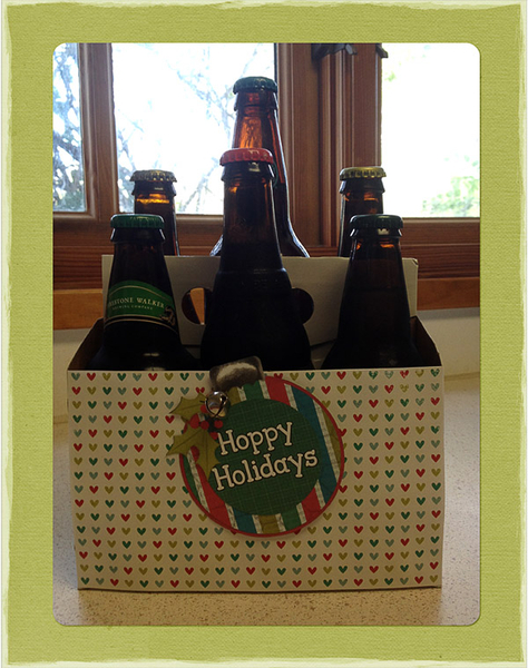 Hoppy Holidays tag