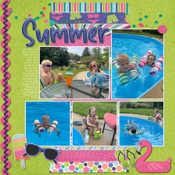 Hot Day Pool Day 7-24-23