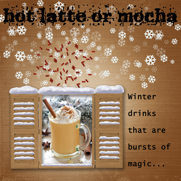 hot latte or mocha