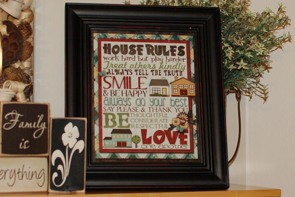 house rules printable