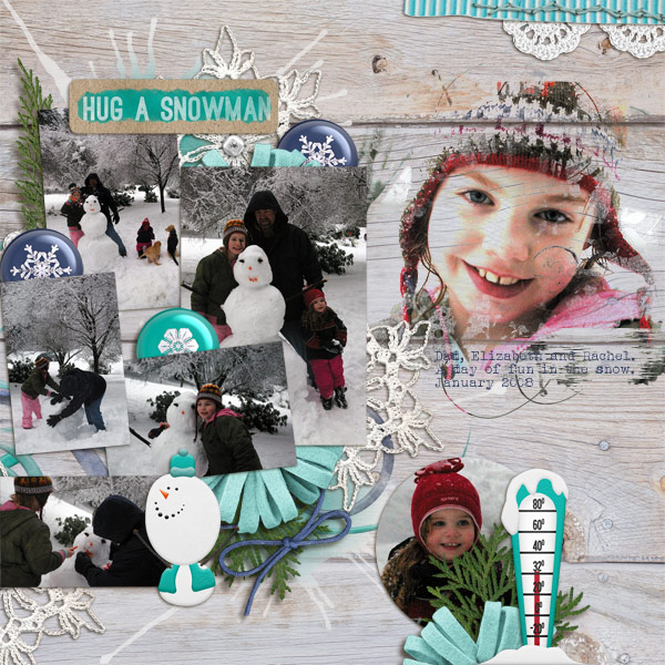 hug a snowman