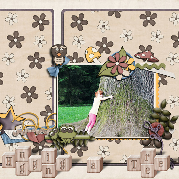 Hugging a tree 1