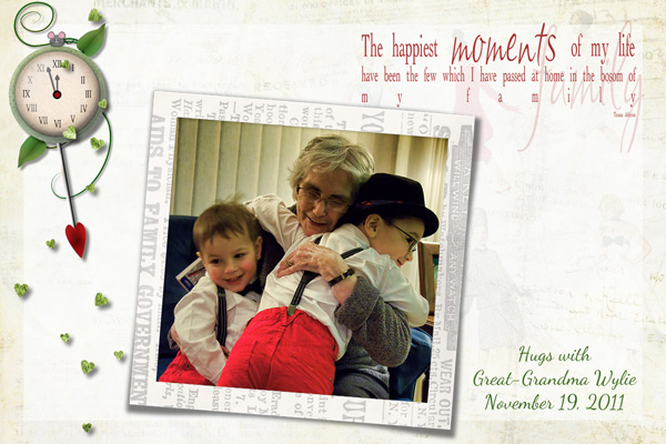 Hugs from Great Grandma