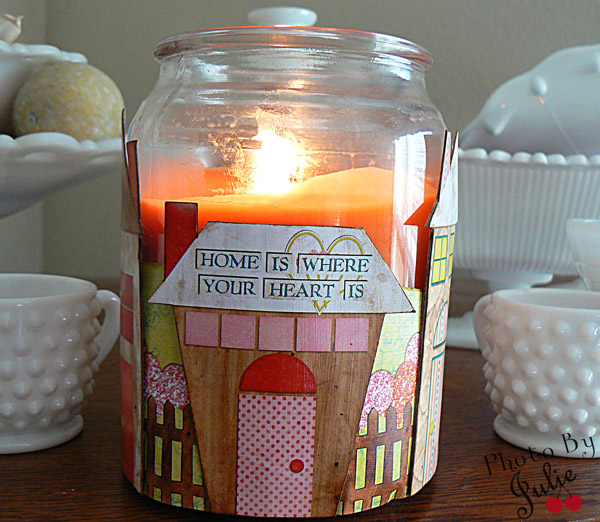 Hybrid candle decoration
