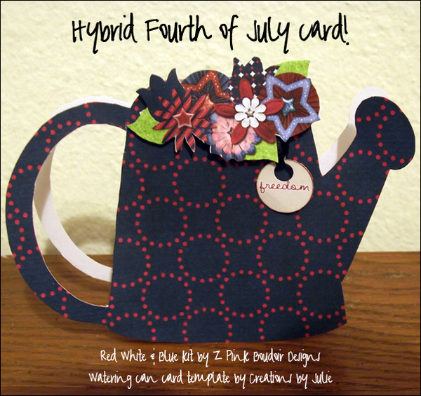 Hybrid Fourth of July card