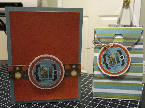 Hybrid Gift Box and Matching Card