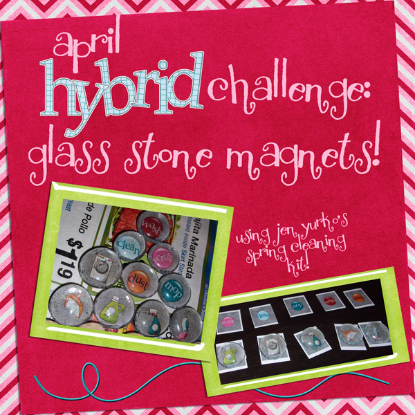 Hybrid: Glass Stone Magnets!