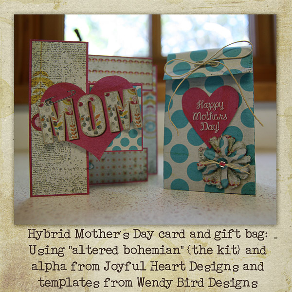 Hybrid Mothers Day Card and Gift Bag