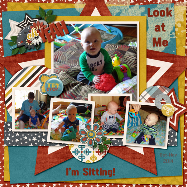 I am sitting!