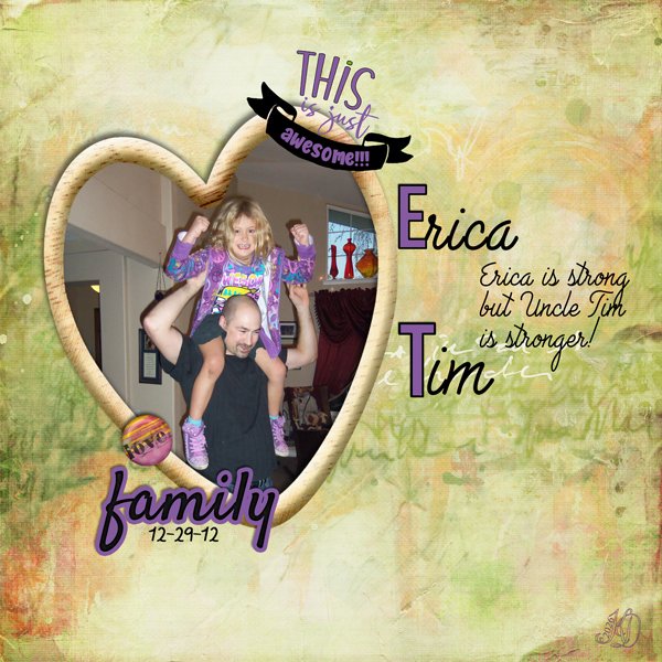 I am strong and so is Uncle Tim!