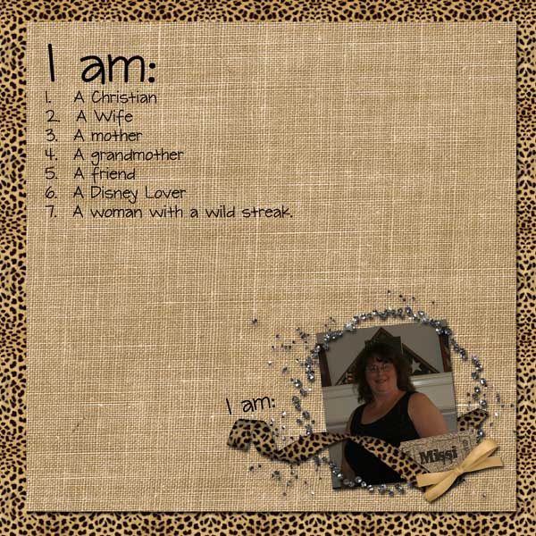 I am...