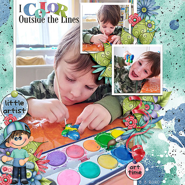 I color outside the lines