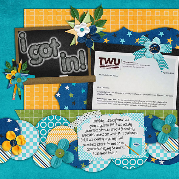 I got in!