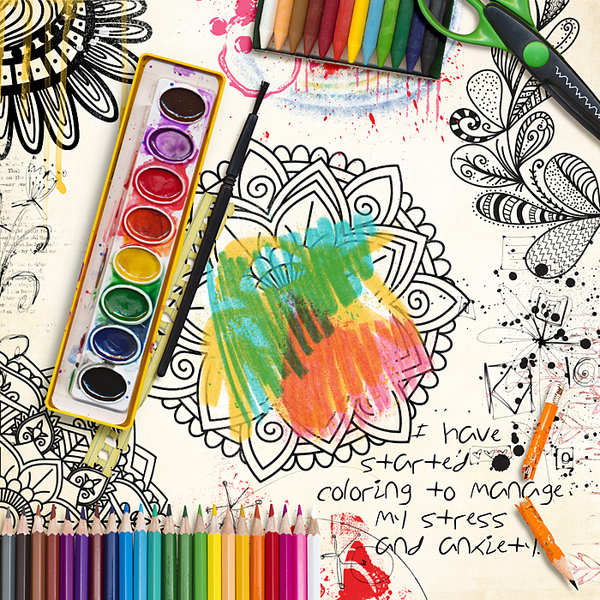 I have started coloring