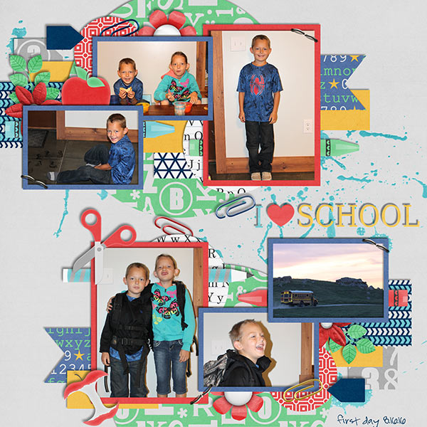 I heart school