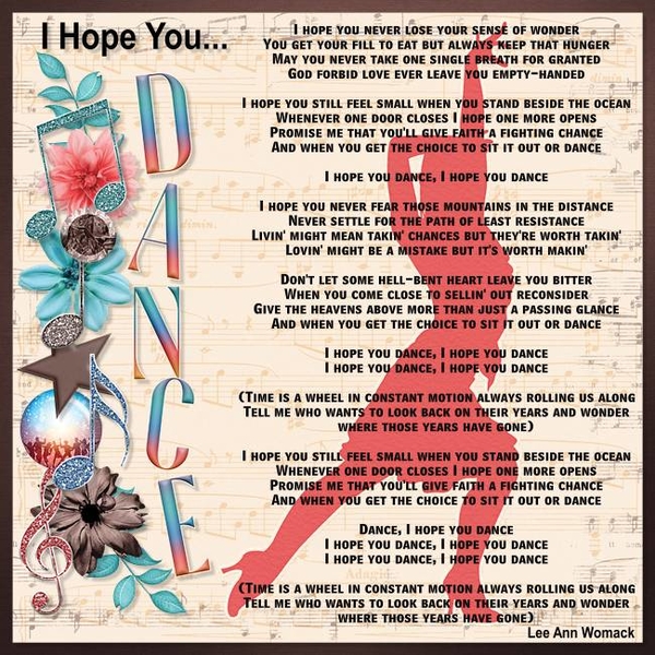 I hope you Dance
