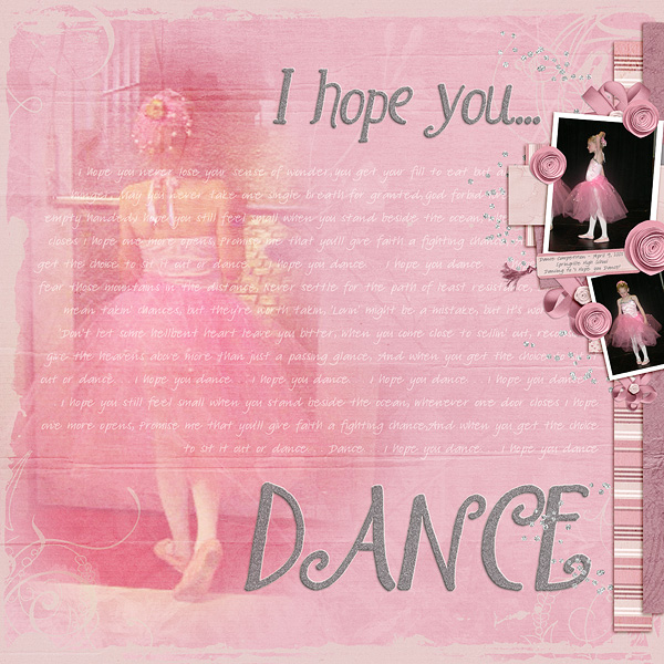 I hope you dance